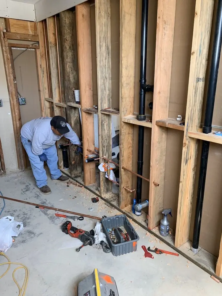 Commercial rough-in plumbing for Gas Line Repair in North Common